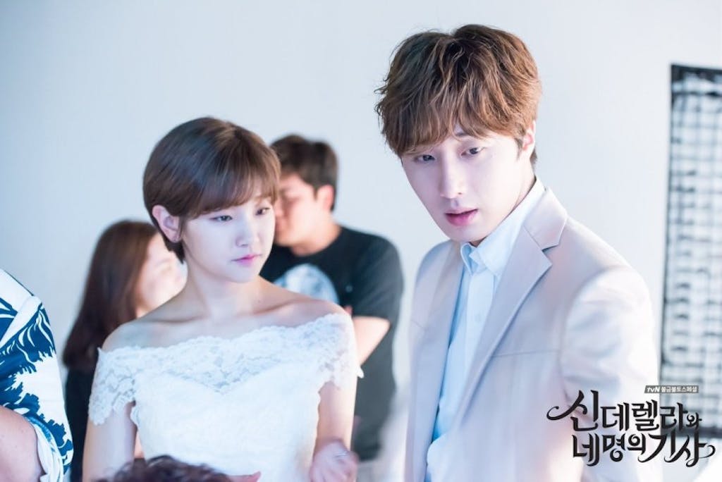 Cinderella and the Four Knights 3 | KOCOWA+: Korean Entertainment, K-Drama & K-Variety News Park So Dam and Jung Ill Woo at Cinderella and the Four Knights still cut